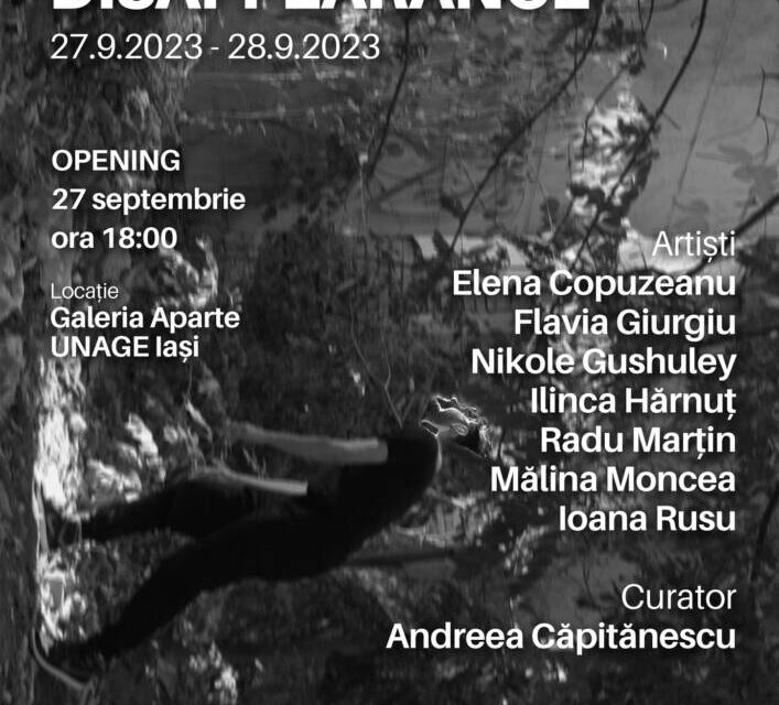 Strategies of Disappearance @ Galeria Aparte – UNAGE, Iași