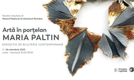 Expoziția de bijuterie contemporană Maria Paltin „Artă în porțelan” @ Muzeul Național al Literaturii Române