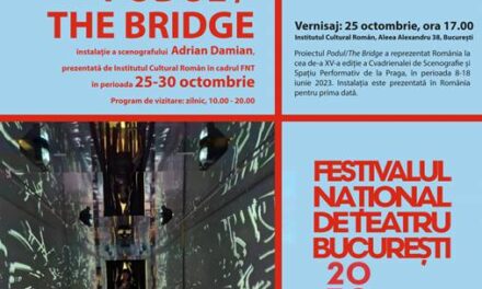 Instalație artistică interactivă Adrian Damian „Podul/The Bridge” @ Institutul Cultural Român, București