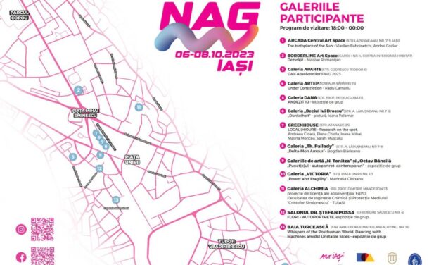 Noaptea Albă a Galeriilor din Iași, 2023