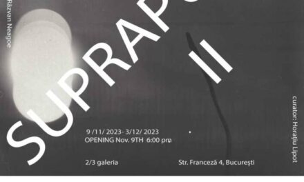 “SUPRAPUNERI II emisfera dreaptă: ceva care se răsucește o dată în aer, iar apoi dispare” – sau despre farmecul misterios al fotografiei experimentale @ Galeria 2/3, București
