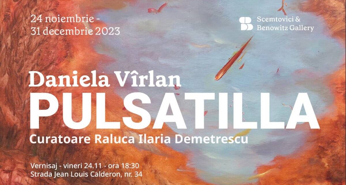 Expoziție Daniela Vîrlan „Pulsatilla” @ Scemtovici & Benowitz Gallery, București
