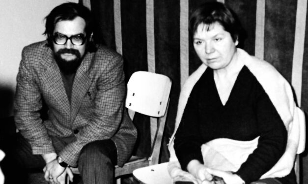 Mihai Drișcu și Olga Bușneag de la Revista Arta, anii ’70