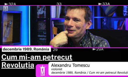 Cum mi-am petrecut Revoluția: Alexandru Tomescu