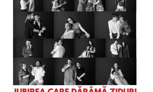 Expoziție Alex Gâlmeanu „Iubirea care dărâmă ziduri” în Foaierul Media al Teatrului Național ”I.L.Caragiale”