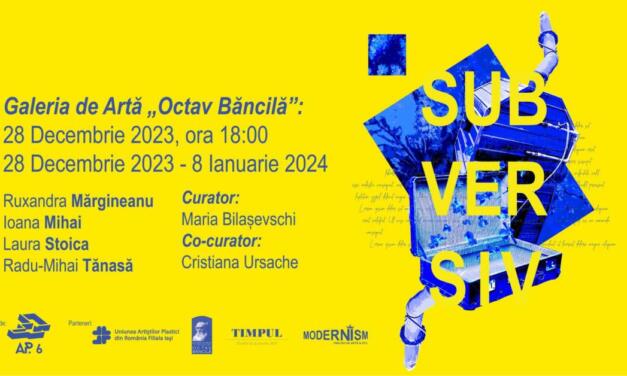 Grupul AP.6 „Subversiv sau din ce mai este făcut un artist vizual?” @ Galeria „Octav Băncilă” din Iași