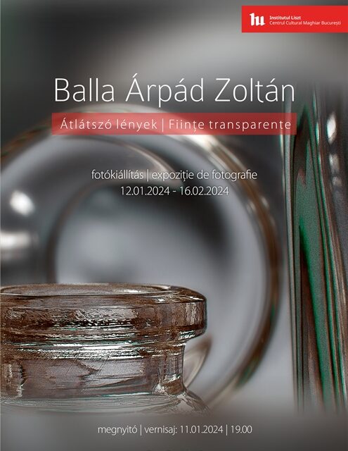 Expoziție de fotografie Balla Árpád Zoltán „Ființe transparente” @ Institutul Liszt – Centrul Cultural Maghiar din București
