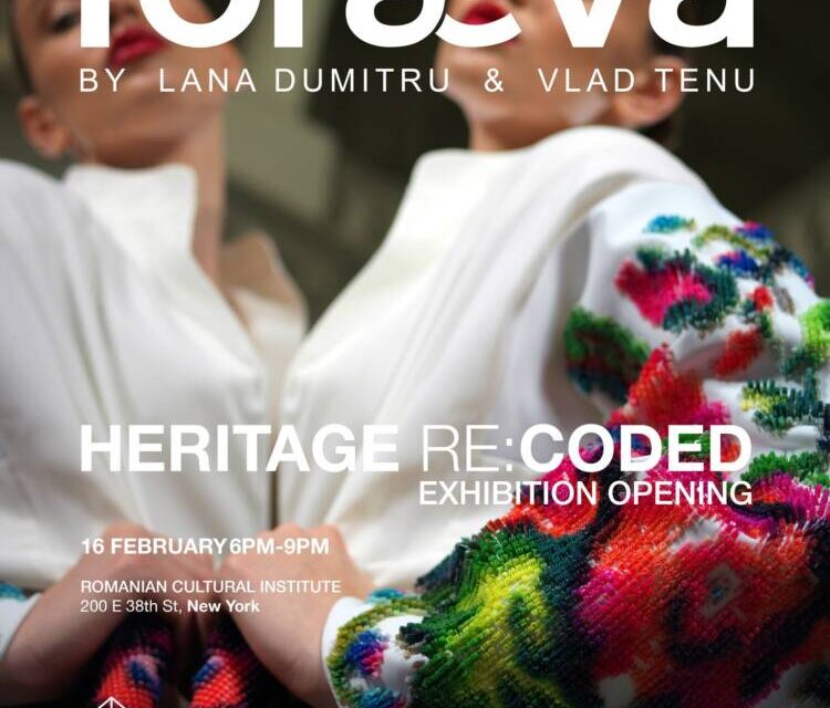 HERITAGE RE:CODED – O colecție de design vestimentar inovatoare prezentată la Romanian Annual Fashion Showcase al ICR New York, ediția a 3-a