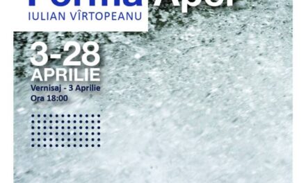 Expoziție Iulian Vîrtopeanu „Forma Apei” @ Galeria Galateea Contemporary Art, București