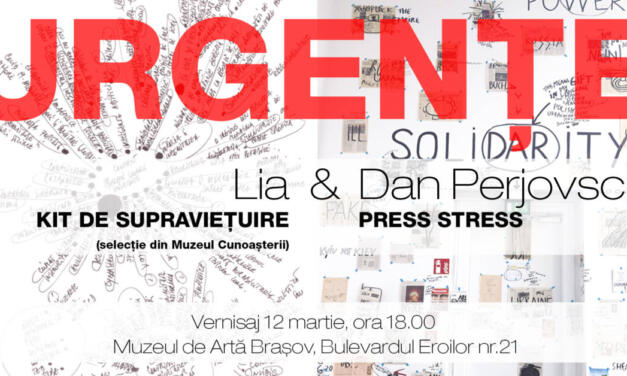 Expoziție: Lia și Dan Perjovschi într-un dublu solo show la Muzeul de Artă Brașov