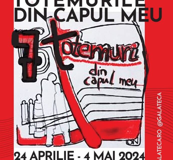 Expoziția personală a lui Octavian Neculai „Totemurile din capul meu” la Galateca, București
