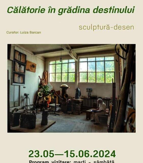 Expoziție de sculptură și desen, Dumitru Radu „Călătorie în grădina destinului” @ Muzeul Național al Literaturii Române