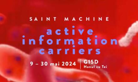 „Purtători de informație activă” – Sculpturi interactive de Saint Machine @ G15Design, Hanul cu Tei, București