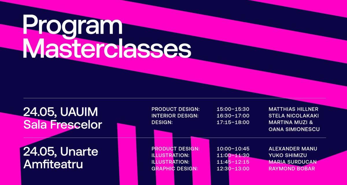 Romanian Design Week prezintă seria de masterclass-uri RDW Talks