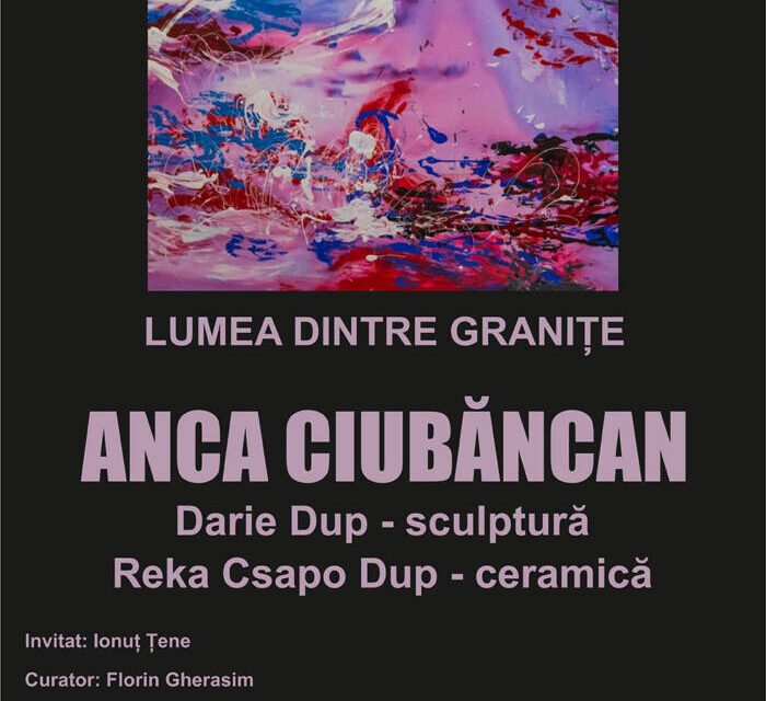 Expoziție Anca Ciubăncan „Lumea dintre granițe”, invitați Darie Dup, Reka Csapo Dup @ Muzeul de Artă Cluj-Napoca