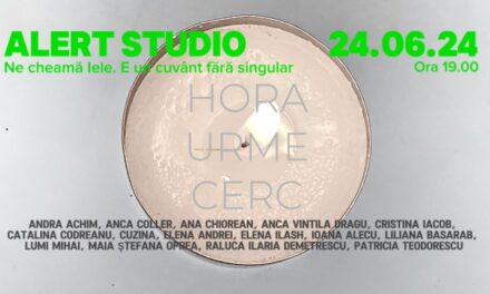 Expoziție „HORA•URME•CERC” @ Alert Studio, București