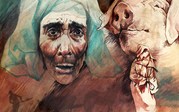 Expoziția de artă „Rememorări vizuale – Marian Voinea” @ Sala Pergament a Bibliotecii Naționale a României