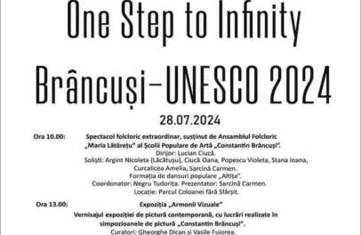 Evenimentul „One Step to Infinity. Brâncuși – UNESCO 2024”