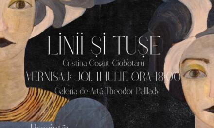 Expoziție de pictură Cristina Coguț-Ciobotaru „Linii și tușe” @ Galeria de artă „Th. Pallady”, Iași