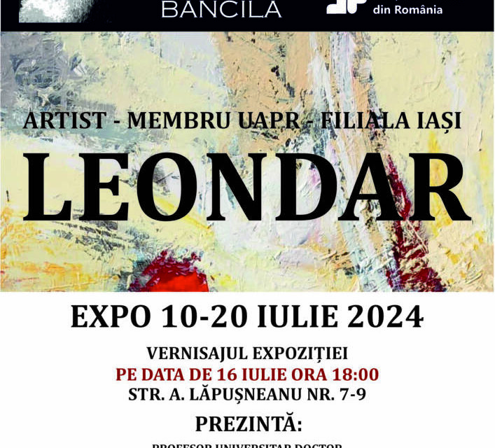 Expoziție Leondar Vasile @ Galeria de artă „Octav Băncilă” a U.A.P.R. Iași