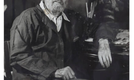 Theodor Pallady în atelier, cca. 1955