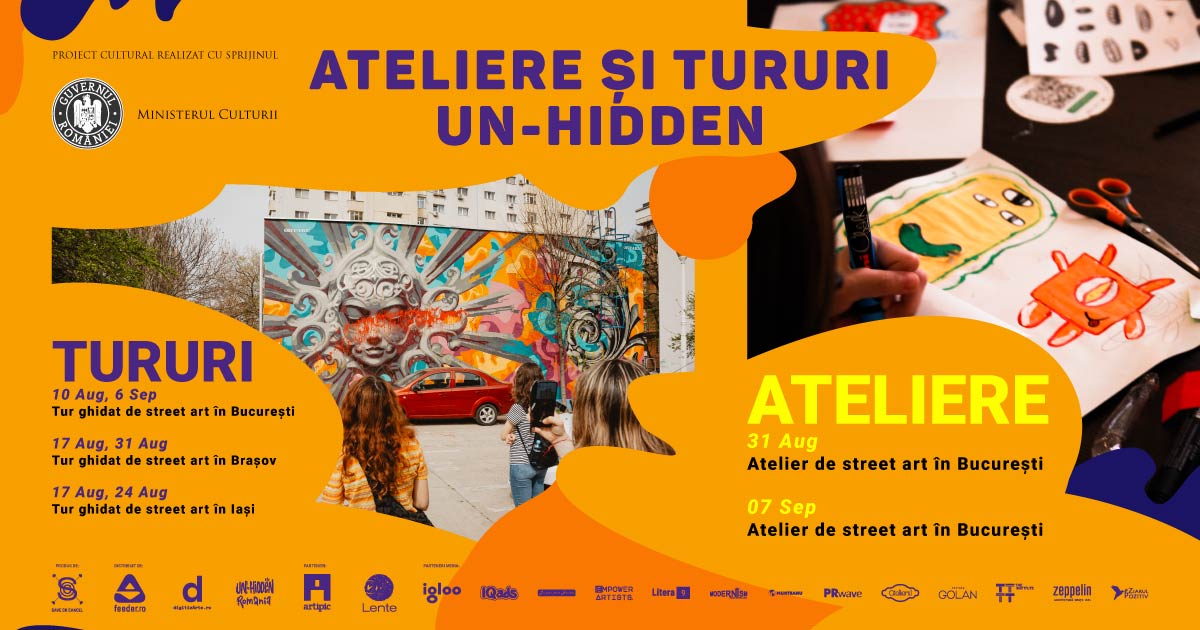Încep înscrierile la “Ateliere și Tururi Un-hidden”