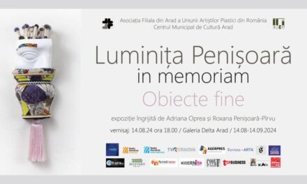 Expoziție „Luminița Penișoară (1954-2023) In memoriam. Obiecte fine” @ Galeria Națională Delta Arad