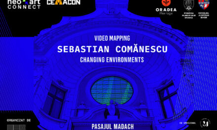 Video Mapping la Oradea pe fațada Pasajului Madach