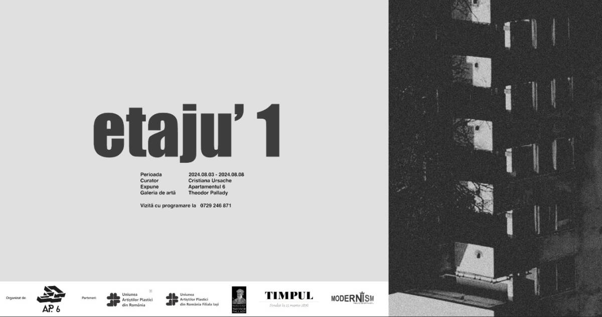 Grupul artistic Ap.6, expoziția „Etaju’ 1” @ Galeria „Theodor Pallady” Iași