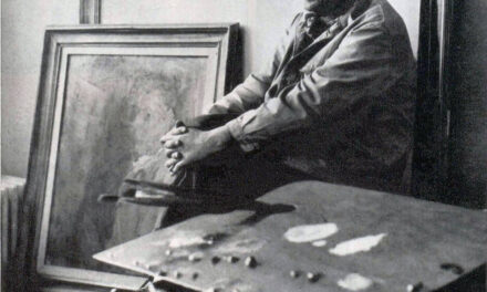 Lucian Grigorescu în atelier 1965
