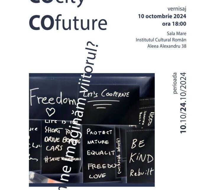 Expoziția „COcityCOfuture” la sediul ICR: Orașul viitorului imaginat de arh. Emil Ivănescu