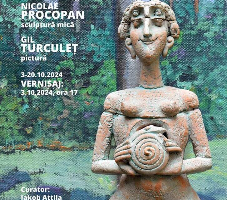 Expoziție Nicolae Procopan, sculptură mică și Gil Turculeț, pictură @ Muzeul de Artă Cluj-Napoca