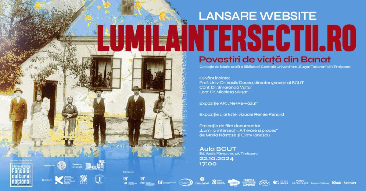 Proiectul „Lumi la intersecții” @ Biblioteca Centrală Universitară „Eugen Todoran” din Timișoara