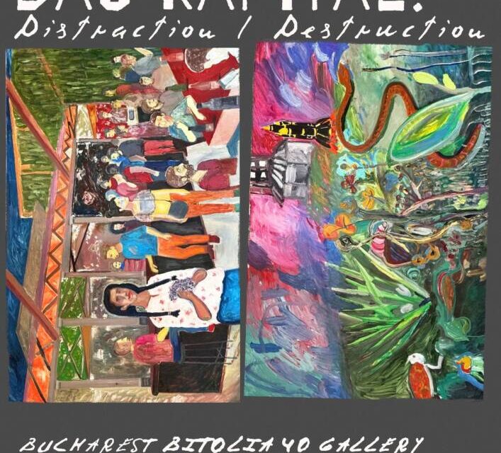 Expoziție „Deniz Constantin: Das Kapital: Distraction/ Destruction” în spațiul galeriei-atelier Bitolia 40, din București 
