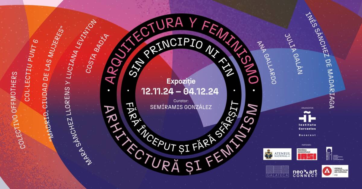 Expoziția „Arhitectură și feminism. Fără început și fără sfârșit”, la Baia Turcească din Iași