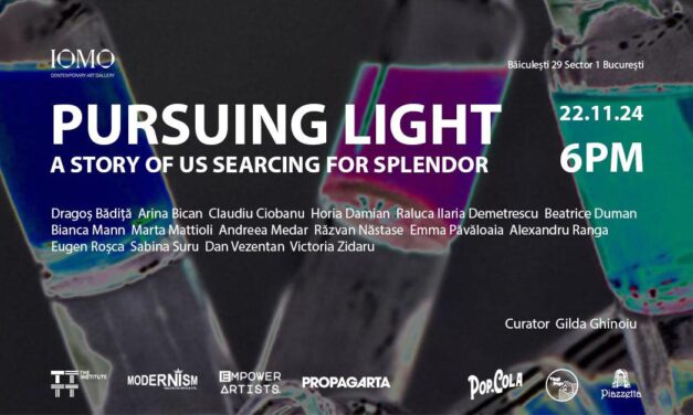Expoziția colectivă „Pursuing Light: A Story of Us Searching for Spendor/ Urmând lumina: o poveste despre noi in căutarea splendorii” @ IOMO Gallery, Combinatul Fondului Plastic, București