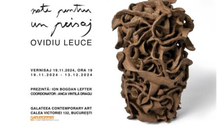 Expoziție personală Ovidiu Leuce „note pentru un peisaj” @ Galeria Galateea Contemporary Art, București