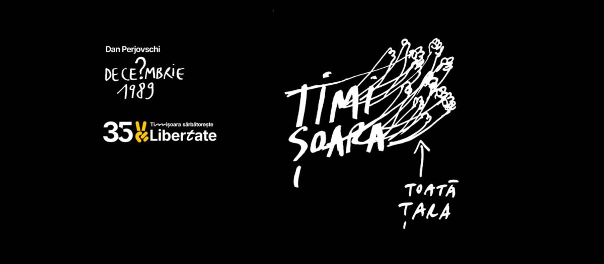 35 de ani de libertate: eveniment special cu participarea artistului Dan Perjovschi, la Timișoara 