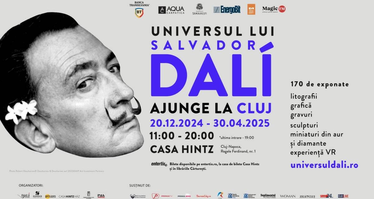 Universul Salvador Dalí s-a deschis la Cluj-Napoca! Peste 170 de opere ale geniului suprarealist pot fi admirate la Casa Hintz
