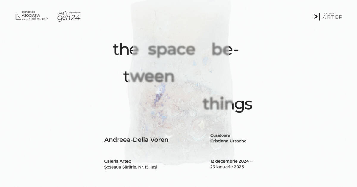 Expoziția Art Gen ’24: the space between things, de Andreea-Delia Voren @ Galeria Artep, Iași