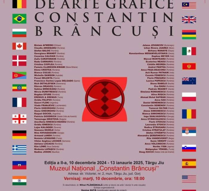 Expoziția Bienala Internațională de Arte Grafice „Constantin Brâncuși”, ediția a II-a @ Muzeul Național „Constantin Brâncuși”, Târgu Jiu