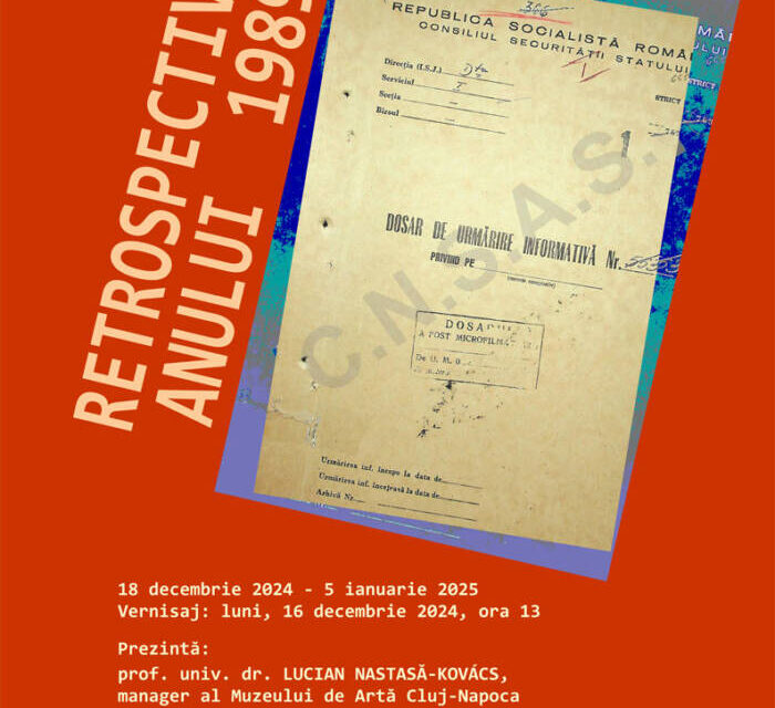 Expoziţia „Retrospectiva anului 1989” @ Muzeul de Artă Cluj-Napoca