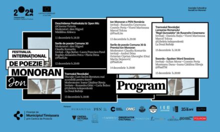 Festivalul Internațional de Poezie Ion Monoran, ediția a VI-a la Timișoara