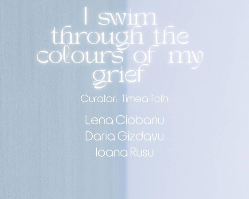 Expoziție Lena Ciobanu, Daria Gizdavu și Ioana Rusu „I swim through the colours of my grief / Înot prin culorile durerii mele” @ Camera, Cluj-Napoca