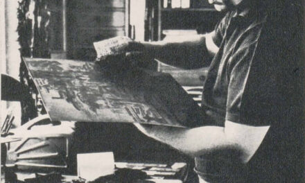 Ladislau Feszt în atelier 1968