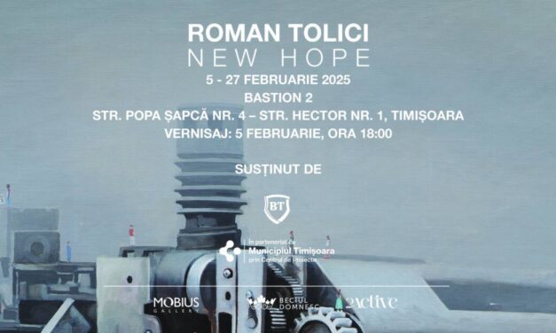 Timișoara va găzdui NEW HOPE, expoziția itinerantă a pictorului contemporan Roman Tolici, unul dintre cei mai apreciați artiști din România