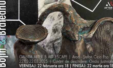 Inaugurarea Galeriei de artă After 5 Art Escape din Arad cu expoziția de pictură și sculptură a artiștilor vizuali timișoreni Costin Brăteanu și Horia Bojin