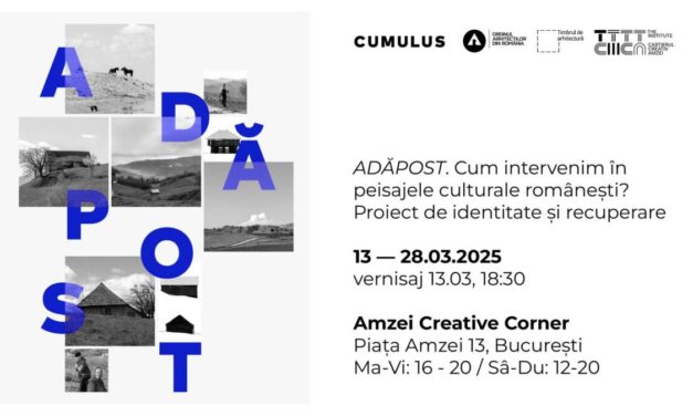 Expoziția „ADĂPOST” – un proiect despre identitate și recuperare în peisajele culturale românești @ Amzei Creative Corner, București