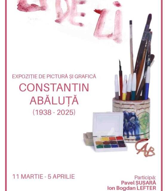 Expoziția de pictură și grafică Constantin Abăluță (1938-2025) „Zi de zi” @ Muzeul Național al Literaturii Române, București