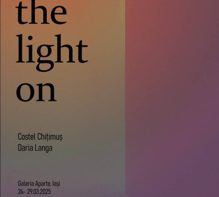 Expoziție Costel Chițimuș și Daria Langa „I saw the light on” @ Galeria Aparte, Iași